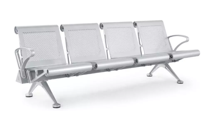 High grade aluminium alloy arm and leg airport  waiting chair