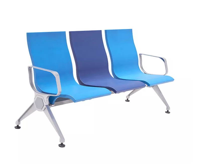 3-Seater Hospital Waiting Area Stainless Steel Chair With Armrests Price W9929