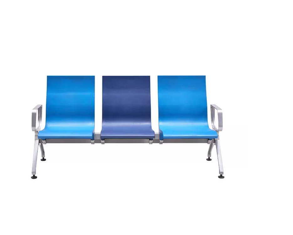 3-Seater Hospital Waiting Area Stainless Steel Chair With Armrests Price W9929