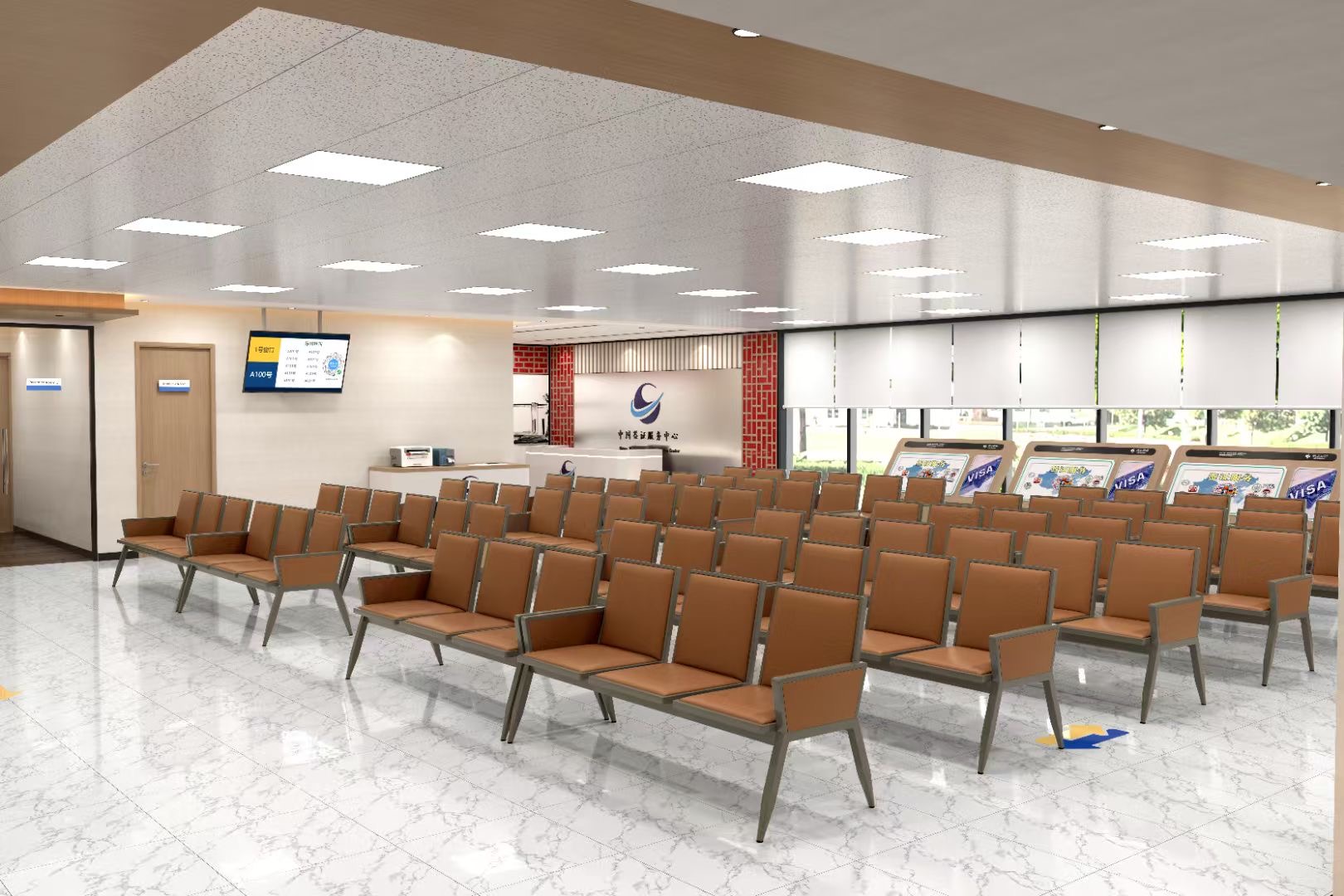 Modern Design Metal PVC Cushion Waiting Chair for Clinics Banks Office Modern Design Metal PVC Cushion Waiting Chair for Clinics Banks Office