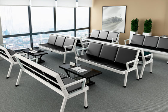 Multi-Scene Airport Public Waiting Bench: Practicality and Quality Combined
