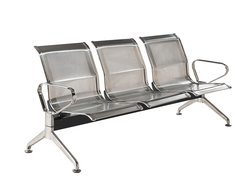 Stainless steel waiting chair W9701