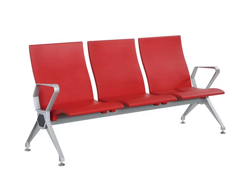 Aluminium pu foam public waiting chairs  W9911