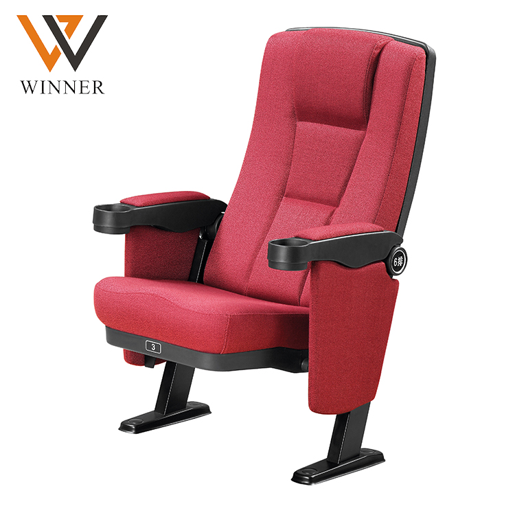 Single seater 4d armrest for modern cinema chair commercial concert hall folds movie theater seats