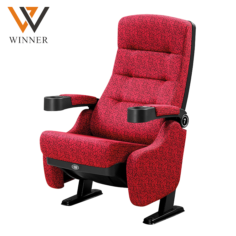 Optional color pattern movable 3d movie theater chairs folds audience concert hall cinema theater seating