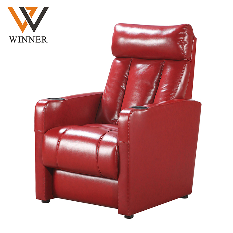 One-Seater auditorium recliner movie theater chair Multi-function Family home vip cinema chairs