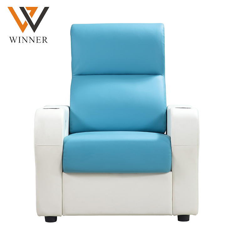 leather copy modern reclining 2d 3d 4d cinema chair recliner chair home theater sofa chairs with cup holder