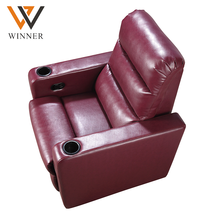 auditorium recliner cinema seat Genuine theater chair audience classical reclining durable cinema chairs