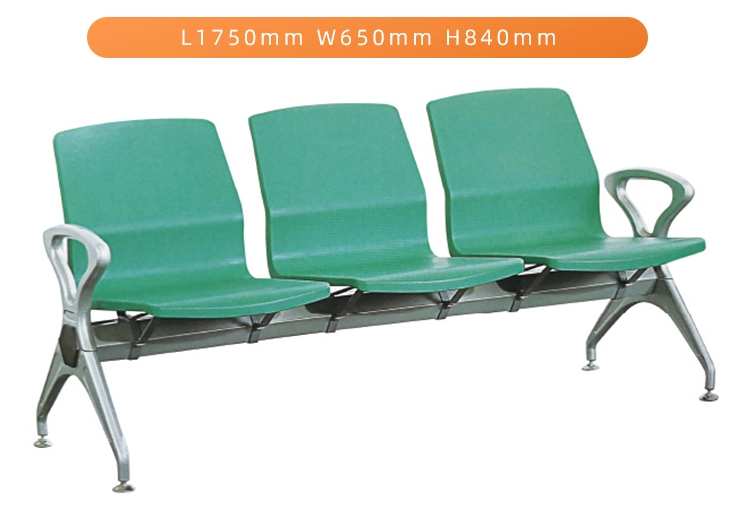 High Quality Polyurethane Airport Waiting Gang Bench Chair Lounge For Hospital Public Waiting W9918