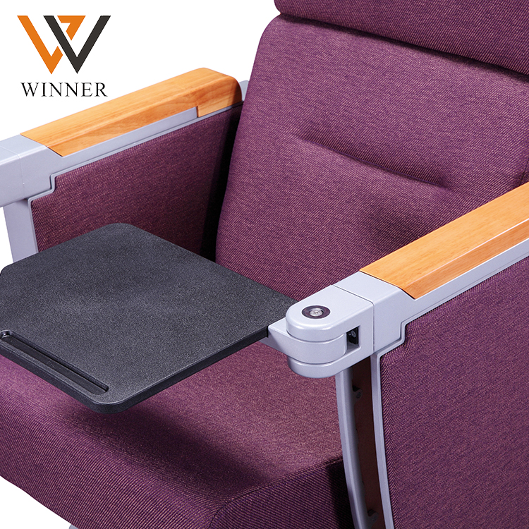 Auditorium chair  plywood armrest W838A