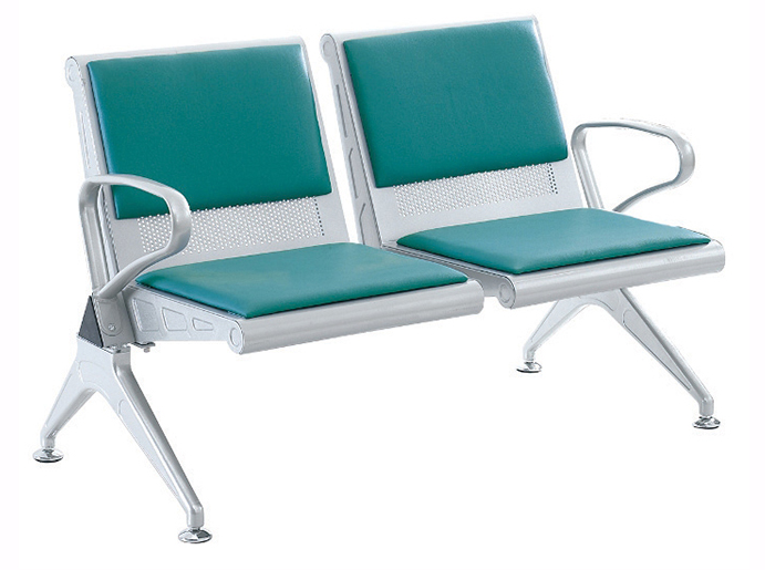 Metal Airport Waiting Chair with PVC Cushion waiting room chair W9801KC-3