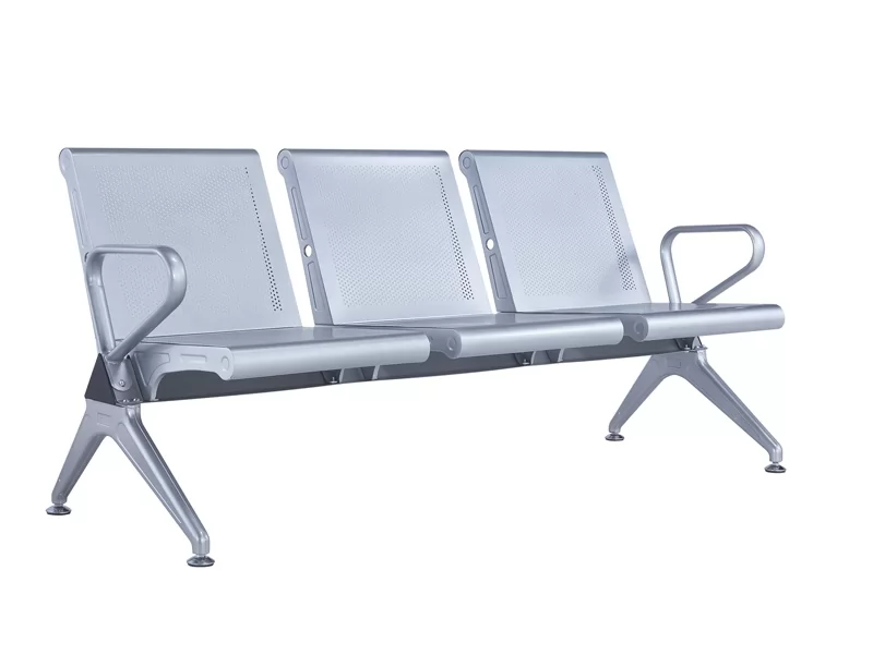Metal 3 Seater Waiting Chair Hospital Waiting Room Airport Chair W9801/W9801K