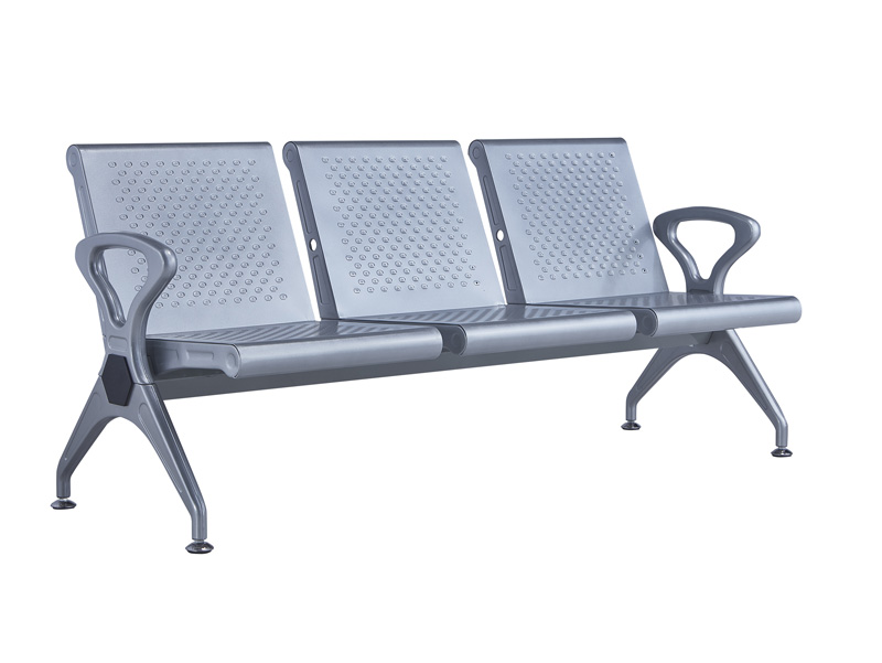 3-seater waiting chair used in bus station or hospital W9810