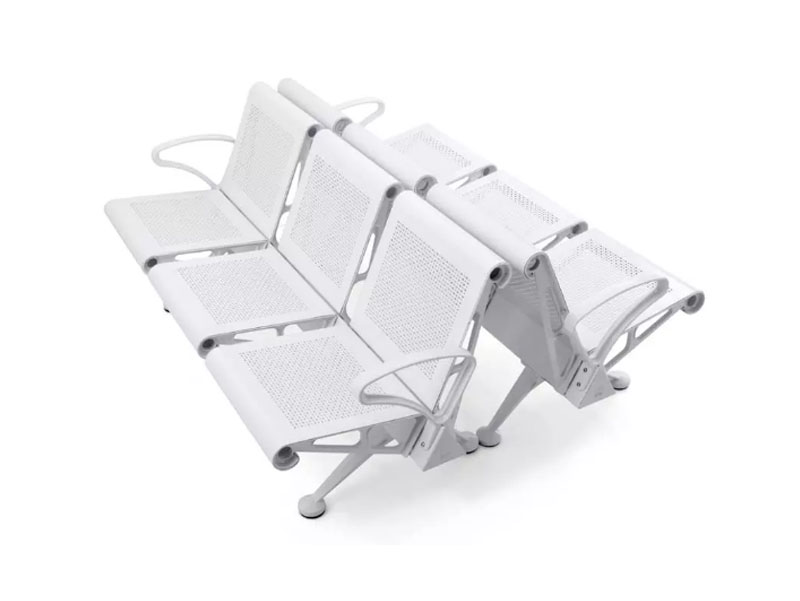 High grade aluminium alloy arm and leg waiting chair W9902