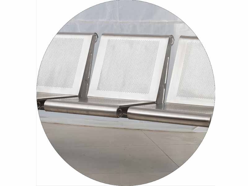 Factory Wholesale Stainless Steel Airport Waiting Chair Gang Bench seatings W9801S