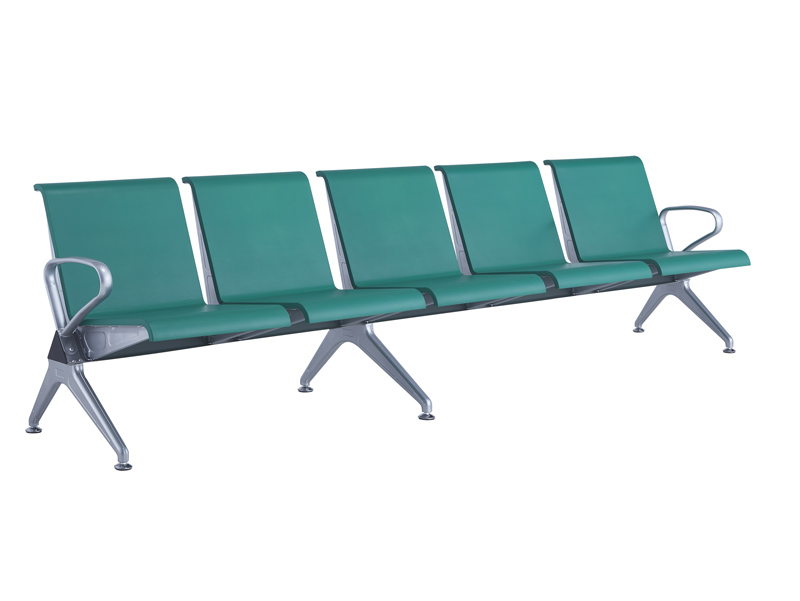 Optional color high grade airport PU waiting chair W9805