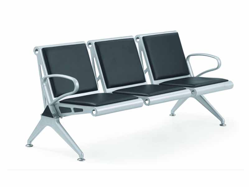 Metal Airport Waiting Chair with PVC Cushion waiting room chair W9801KC-3