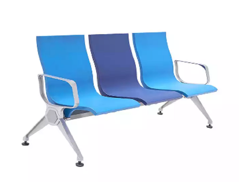 3-Seater Hospital Waiting Area Stainless Steel Chair With Armrests Price W9929