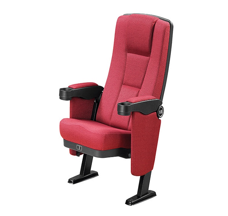 Red chairs push back home cinema theater chair fold recliner 3d 4d 5d movie church movie theater seats