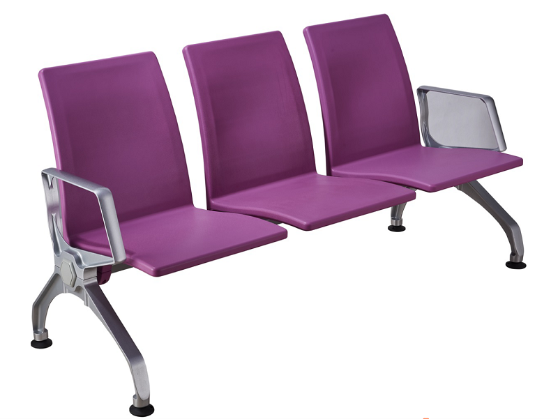 High Quality Stainless Steel 3 Seater Airport Waiting Chair Tandem Seating For Waiting Area Chairs Gang chair  W9940