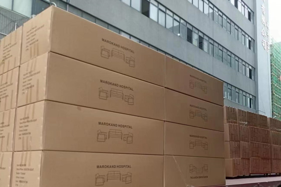 Uzbekistan Hospital Project——Public Sofa Loading