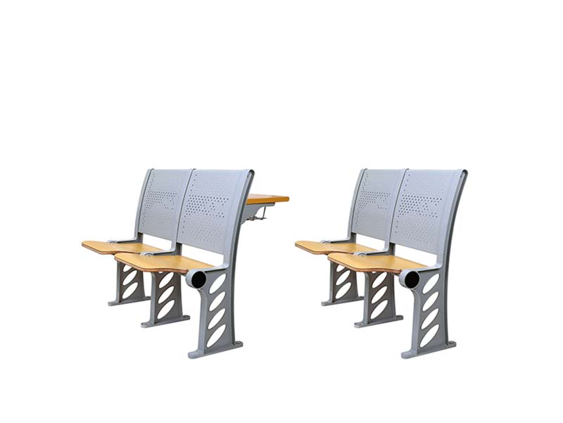 Ladder Lecture Hall chairs metal secondary school student college folding desk without armrest