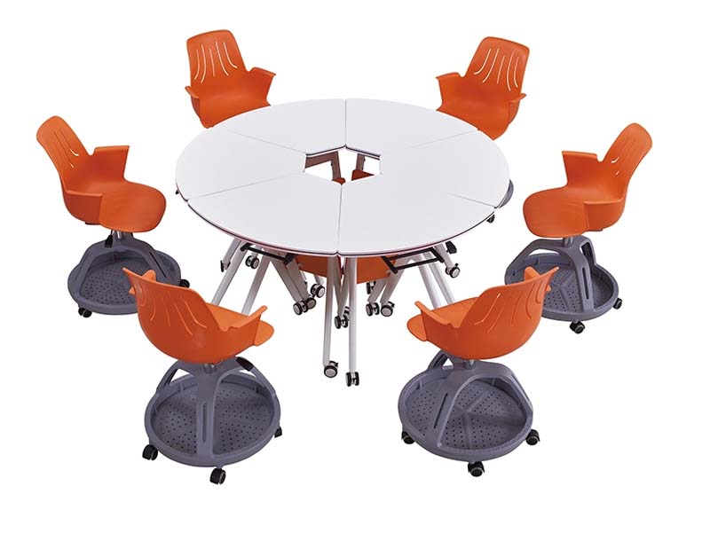 Modern Swivel Chair Foldable Training Student Classroom Office Meeting Chair school student chair