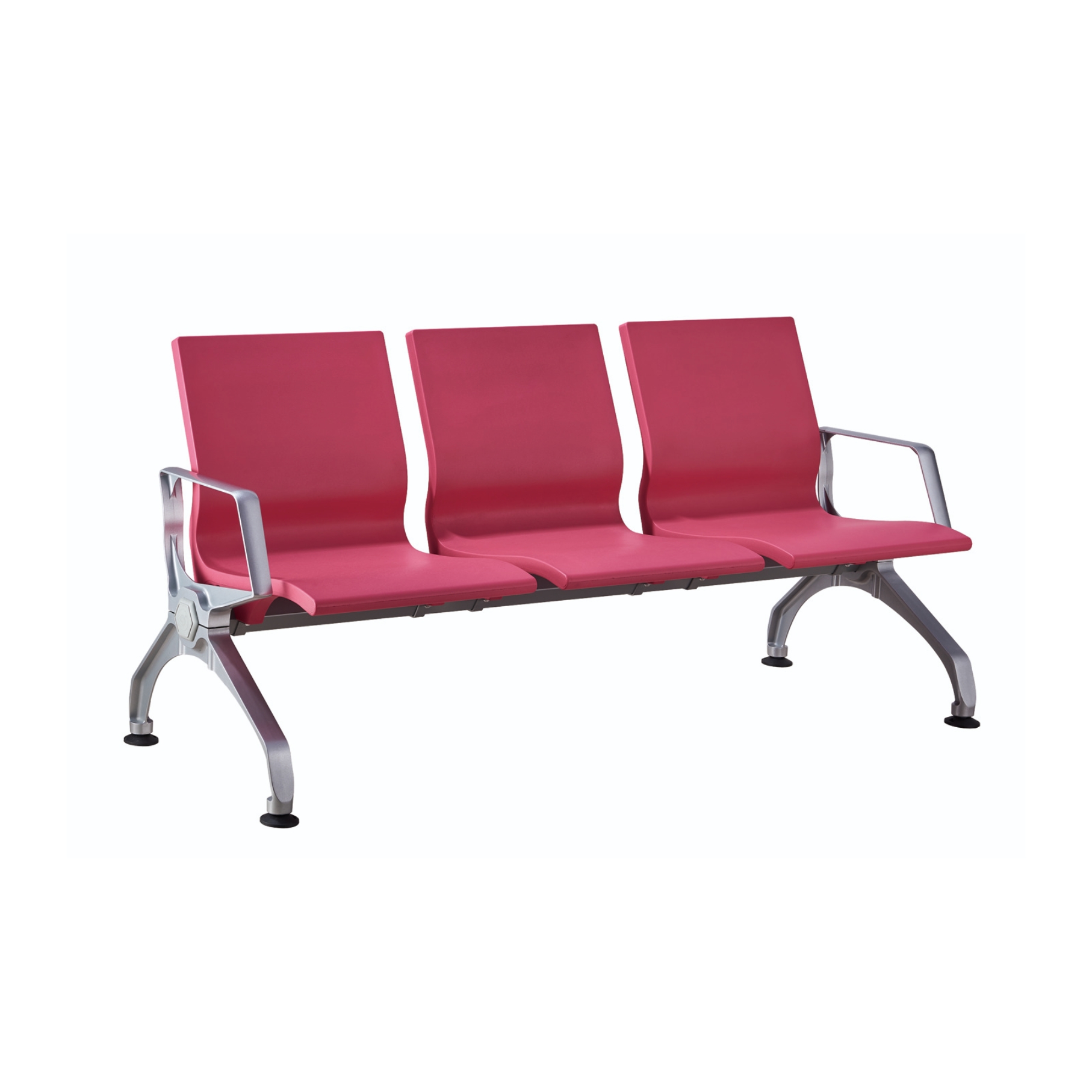 Waiting Airport Chair Polyurethane Airport Beam Seating For Public Area