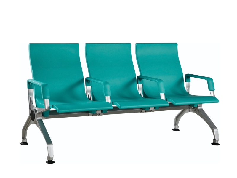 New design 3 seater pu airport waiting chair hospital gang chair