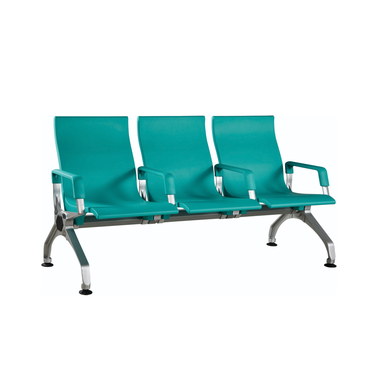 New design 3 seater pu airport waiting chair hospital gang chair