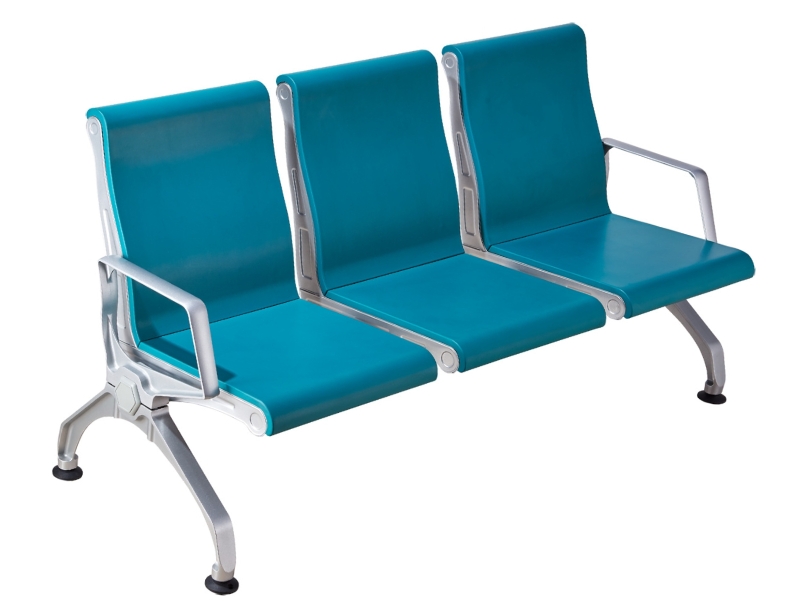 Modern Aluminium Airport Chair Hospital Waiting Room 3-seater Waiting Chairs for Sale