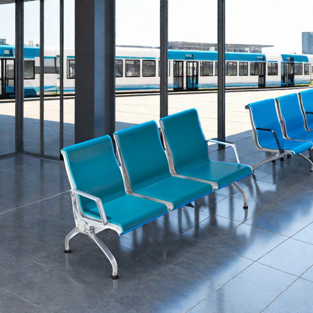 Modern Aluminium Airport Chair Hospital Waiting Room 3-seater Waiting Chairs for Sale