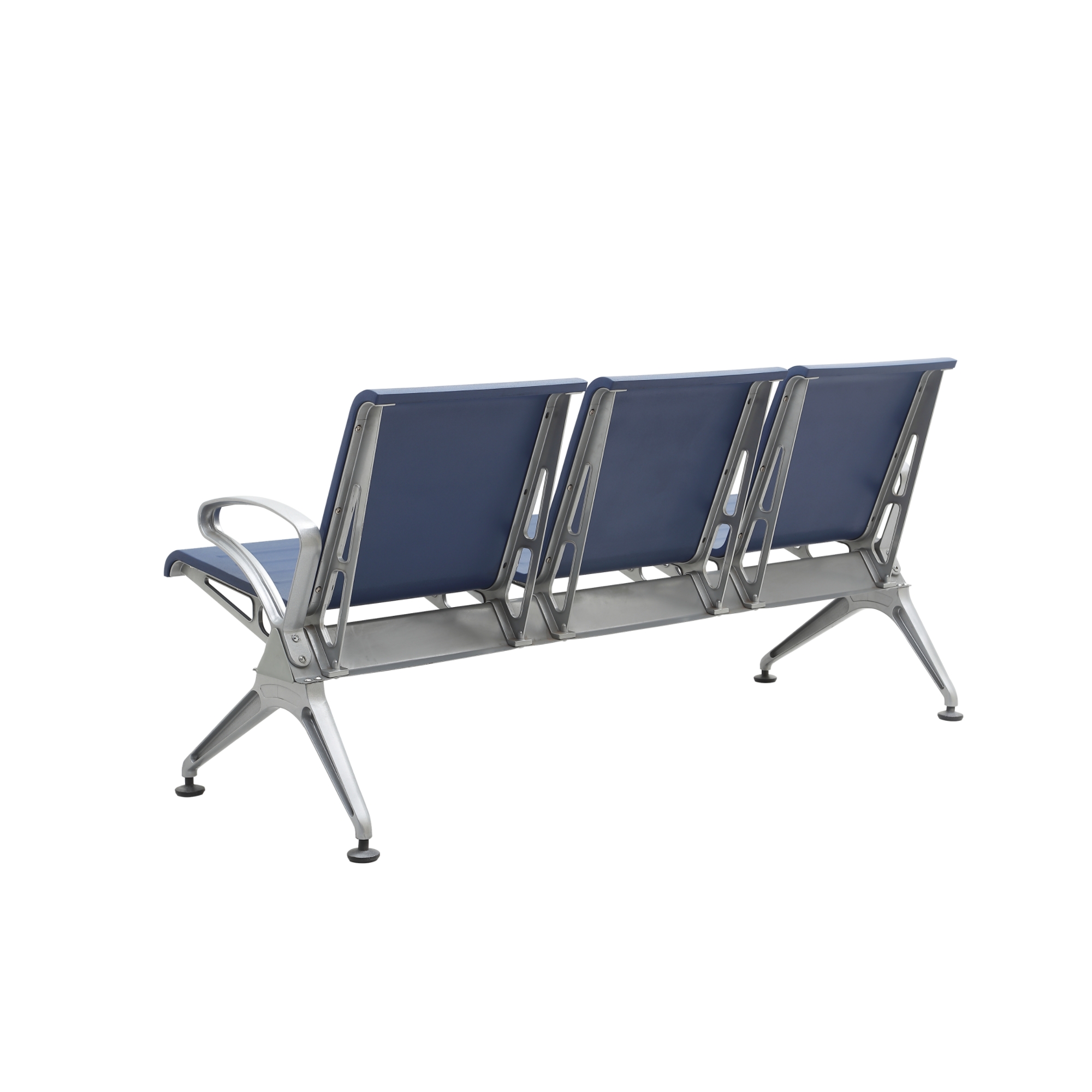 Public Waiting Chair Used For Airport Aluminum Steel PU Injection Foam Seating Chair Waiting Benches