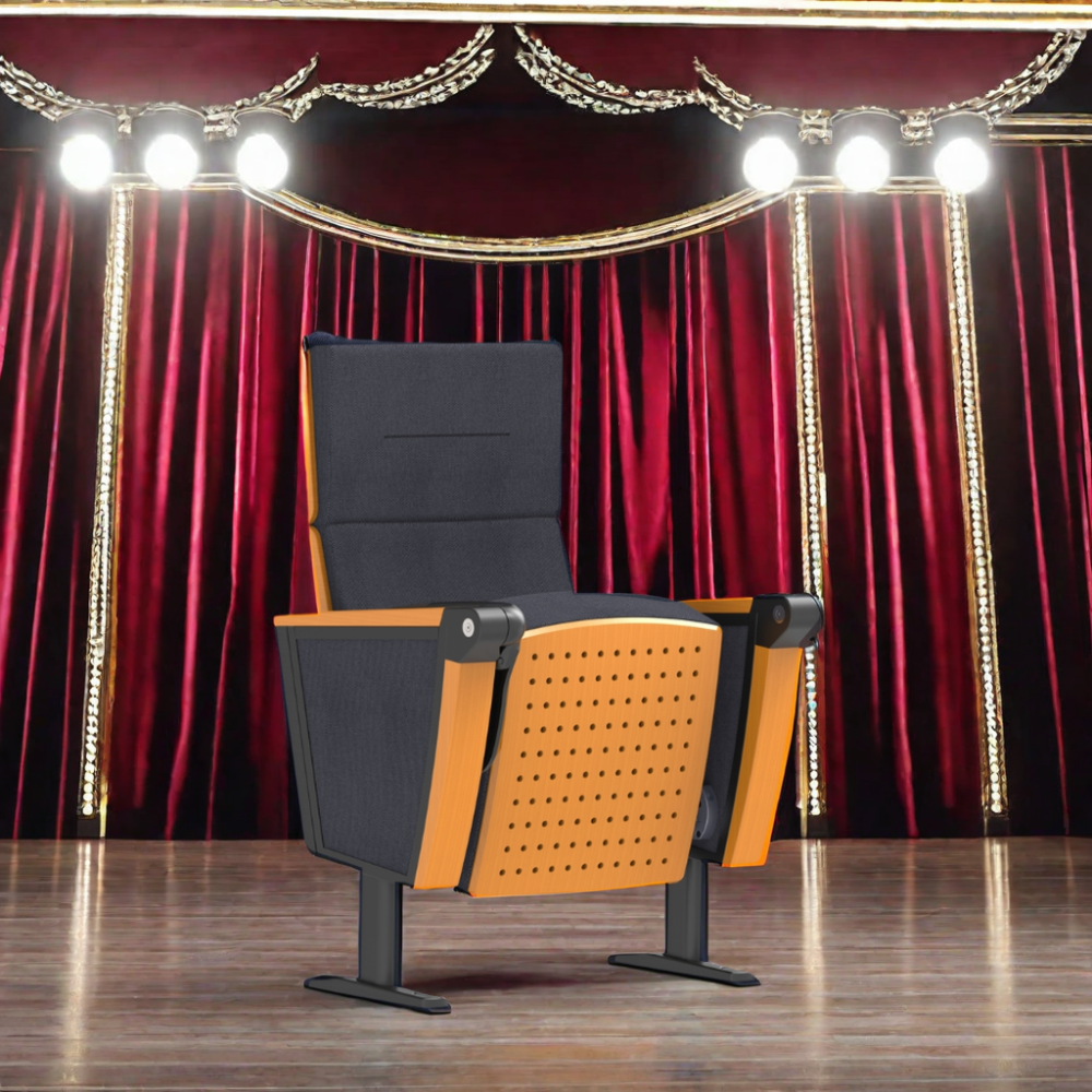 Factory Price commercial furniture auditorium chair metal cinema chair theater seat church chairs