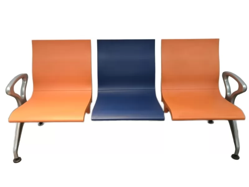 3 seater PU Padding Airport Waiting Area Chair Bench Seat hospital waiting chairs for sale
