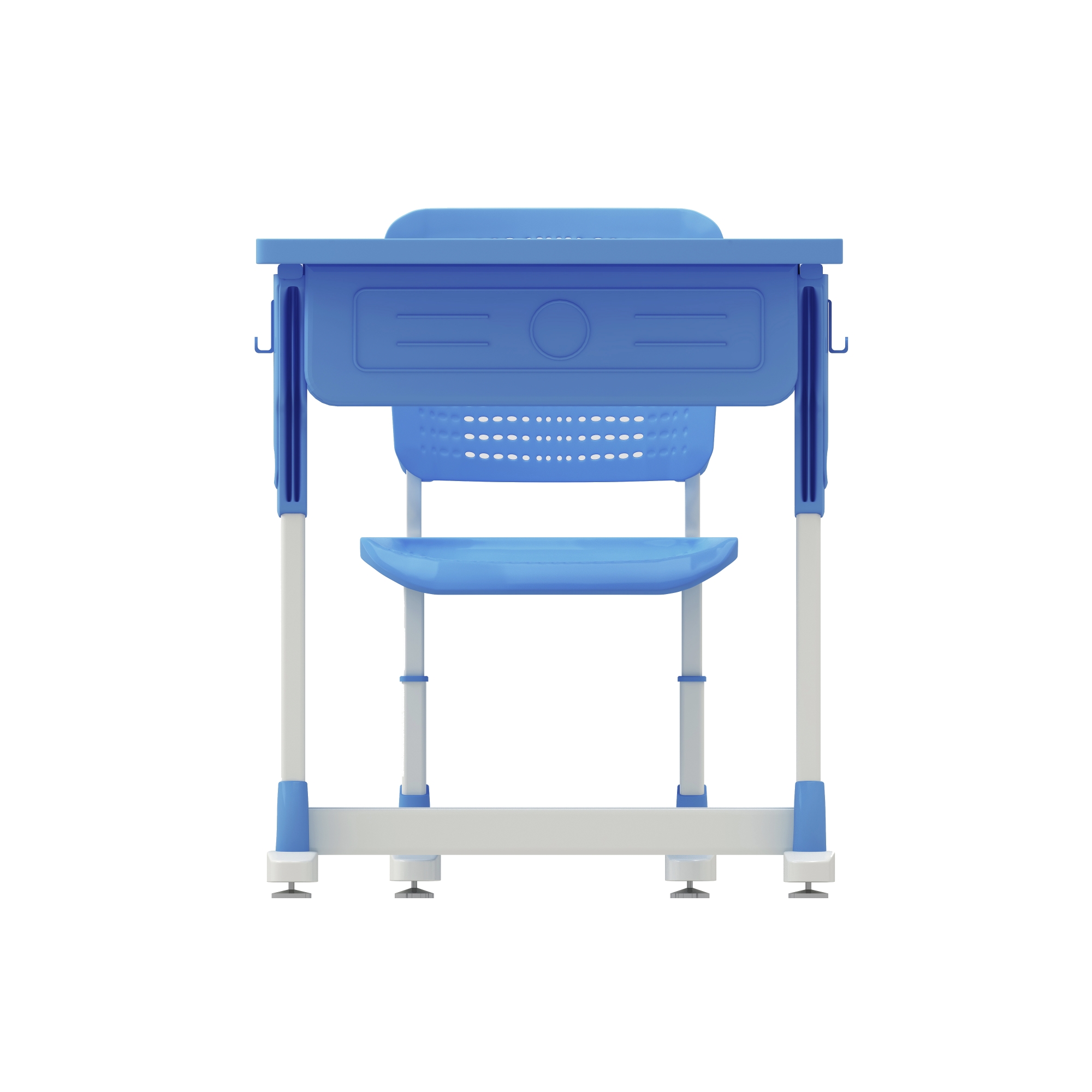 Customize Classroom Furniture Plastic Wooden Student Studying Desk and Chair For Primary School