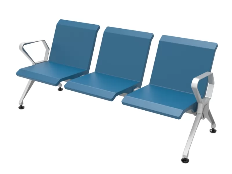 Airport Hospital Office PU Metal Waiting Chairs Conference Chair