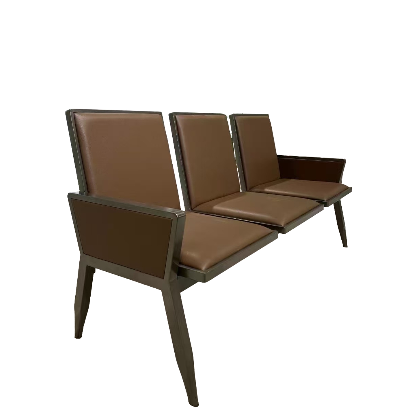 Modern Design Metal PVC Cushion Waiting Chair for Clinics Banks Office & Hospital Waiting Rooms Public Bench & Sofa