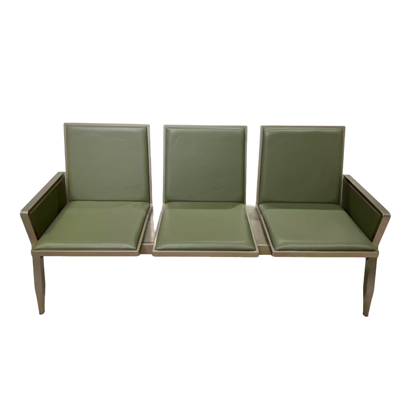 Modern Design Metal PVC Cushion Waiting Chair for Clinics Banks Office & Hospital Waiting Rooms Public Bench & Sofa