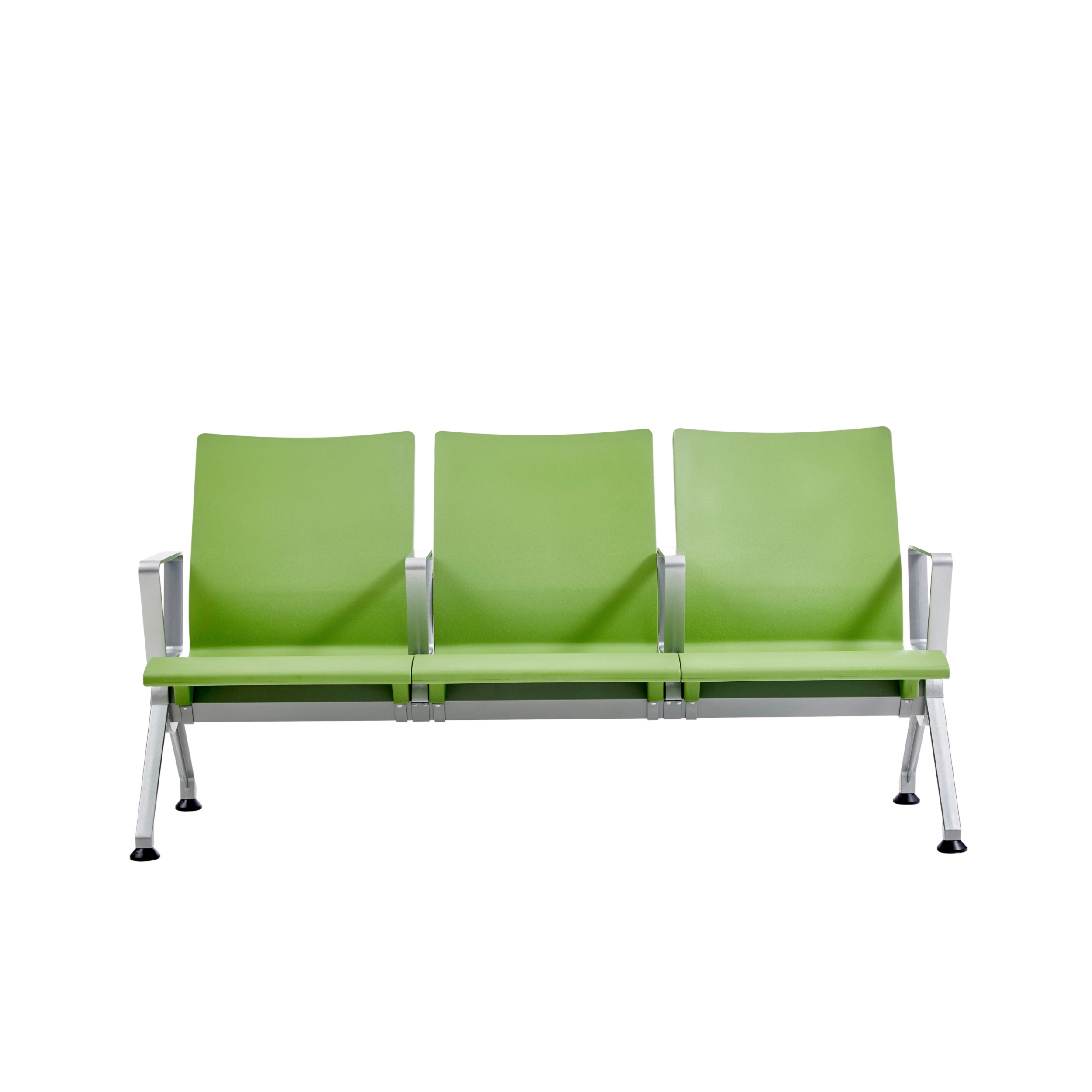 Supplier Modern Waiting Chairs Hospital Clinic Reception Room Aluminum 3 Seater PU Airport Chair