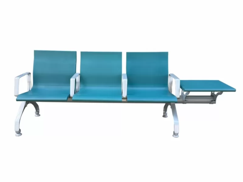 Multi Colour Waiting Airport Chair Airport Beam Seating for Public Area 3 Seater Waiting Chair with Table