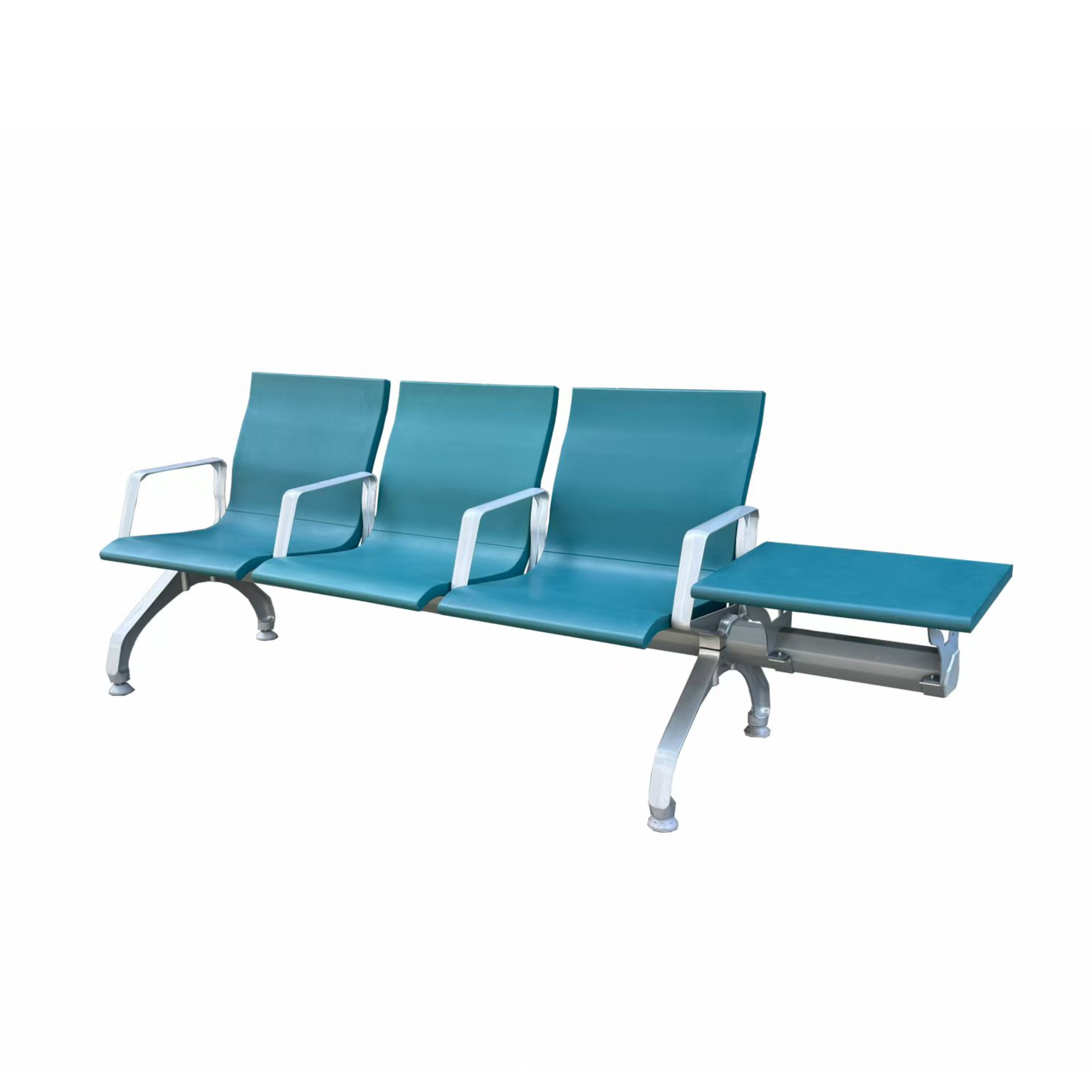 Multi Colour Waiting Airport Chair Airport Beam Seating for Public Area 3 Seater Waiting Chair with Table