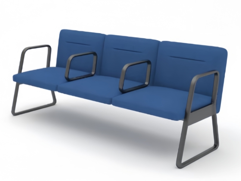 High Quality Waiting Bench Airport Hospital Waiting Room Area Link Bench Waiting Chair with Cushion