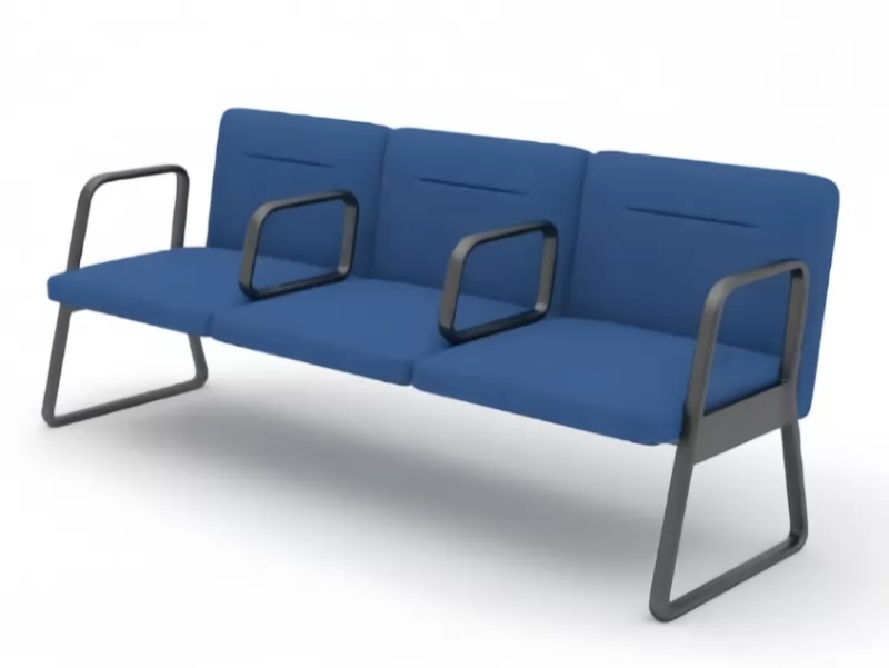 High Quality Waiting Bench Airport Hospital Waiting Room Area Link Bench Waiting Chair with Cushion