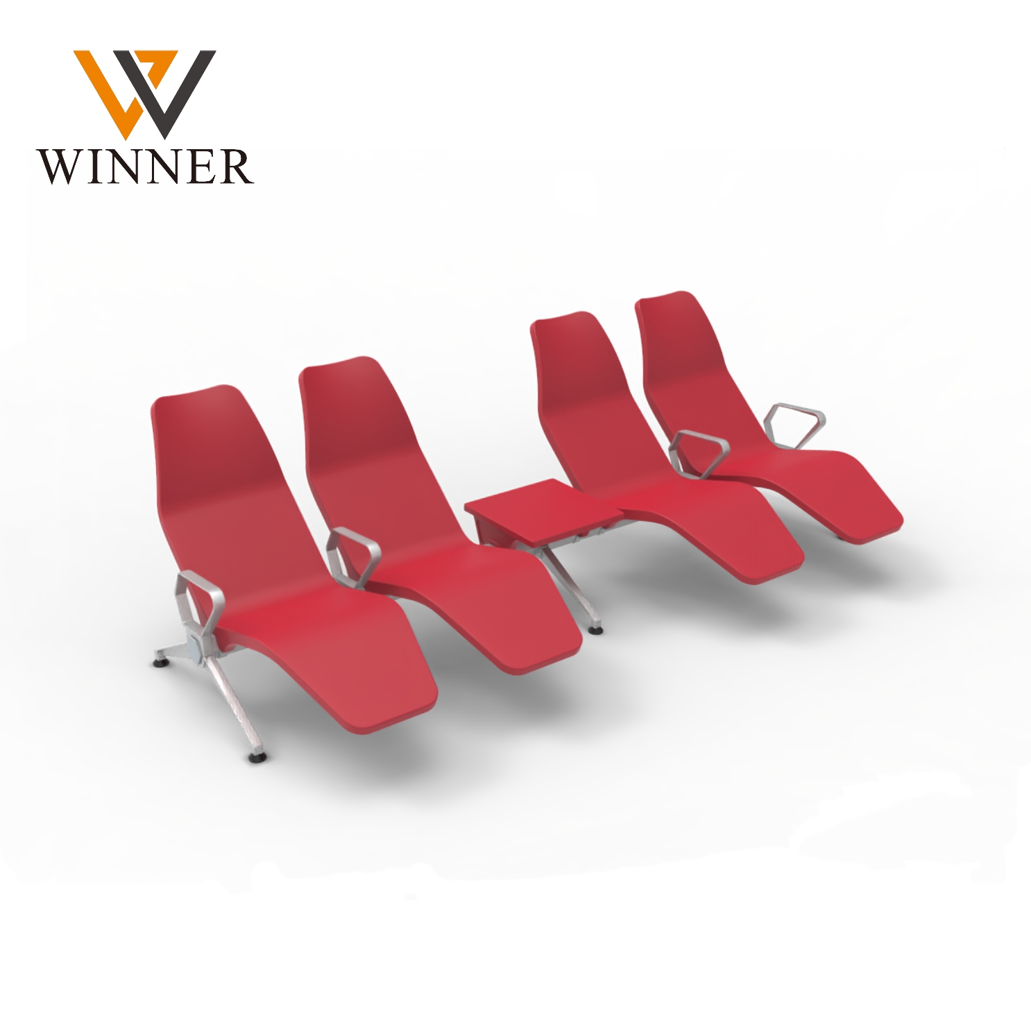 Luxury 2 3 4 Seater Airport Lounge Chair Hospital Waiting Bench PU Sleeping Recliner Chair for VIP Waiting Terminal Seating