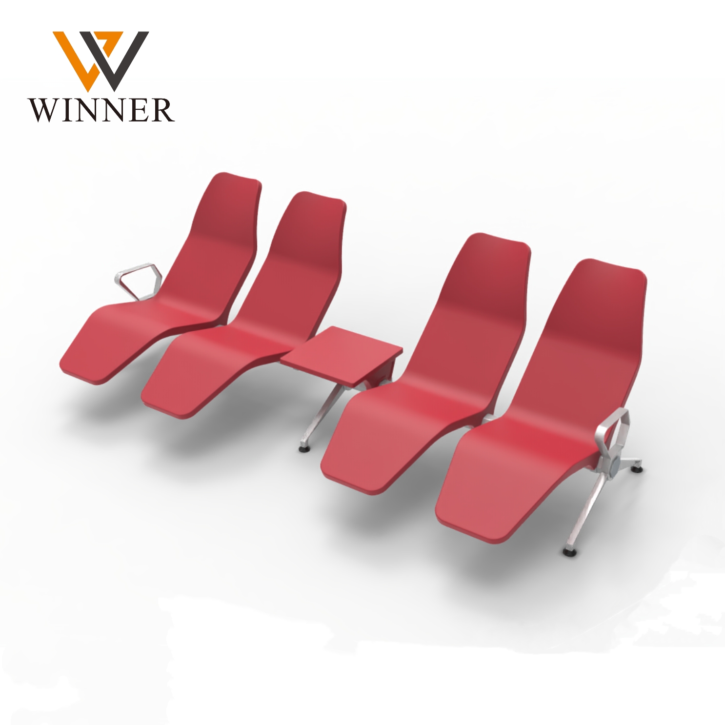 Luxury 2 3 4 Seater Airport Lounge Chair Hospital Waiting Bench PU Sleeping Recliner Chair for VIP Waiting Terminal Seating