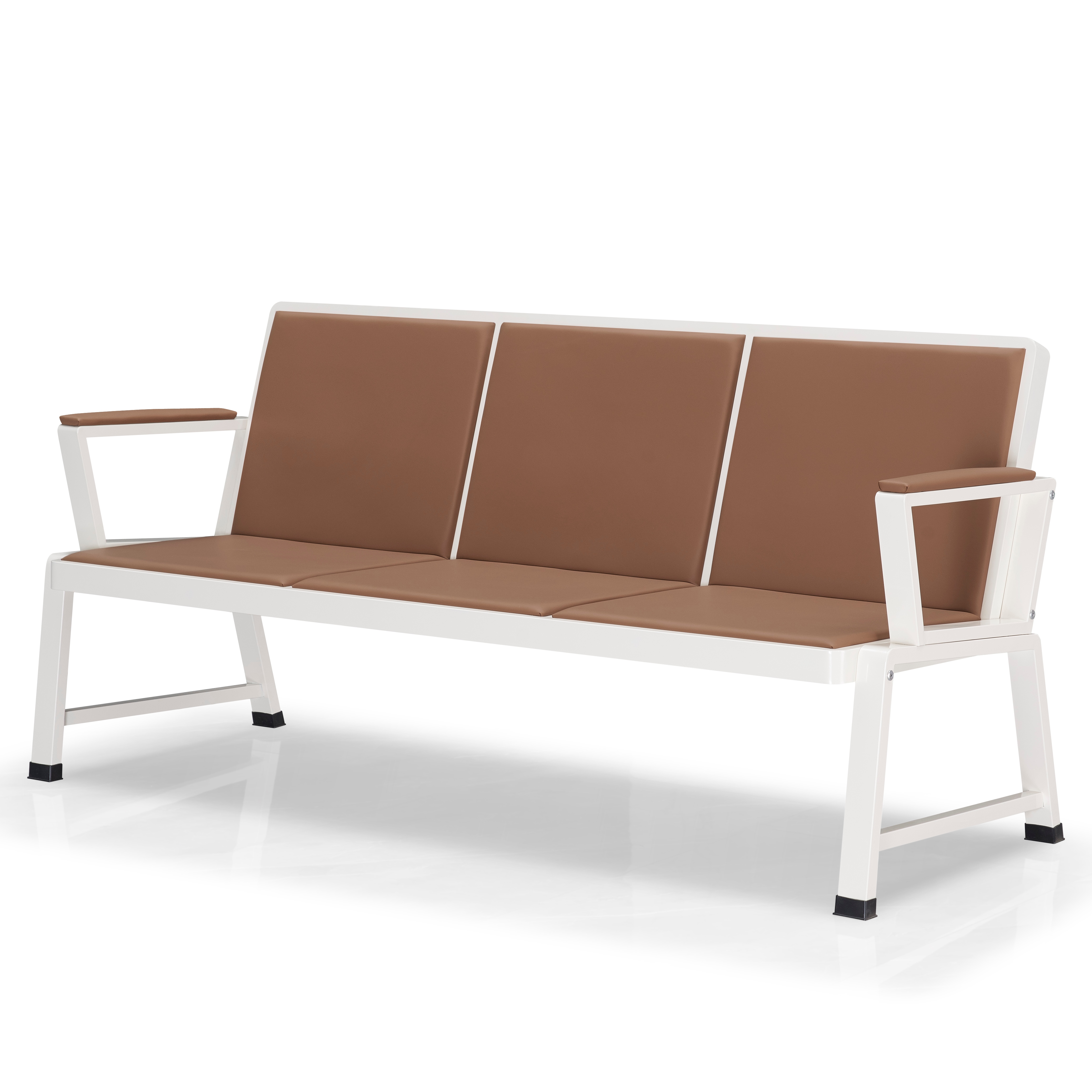 Modern Leather Waiting Chair for Airport Hospital Lobby Corridor Office Building Public Area