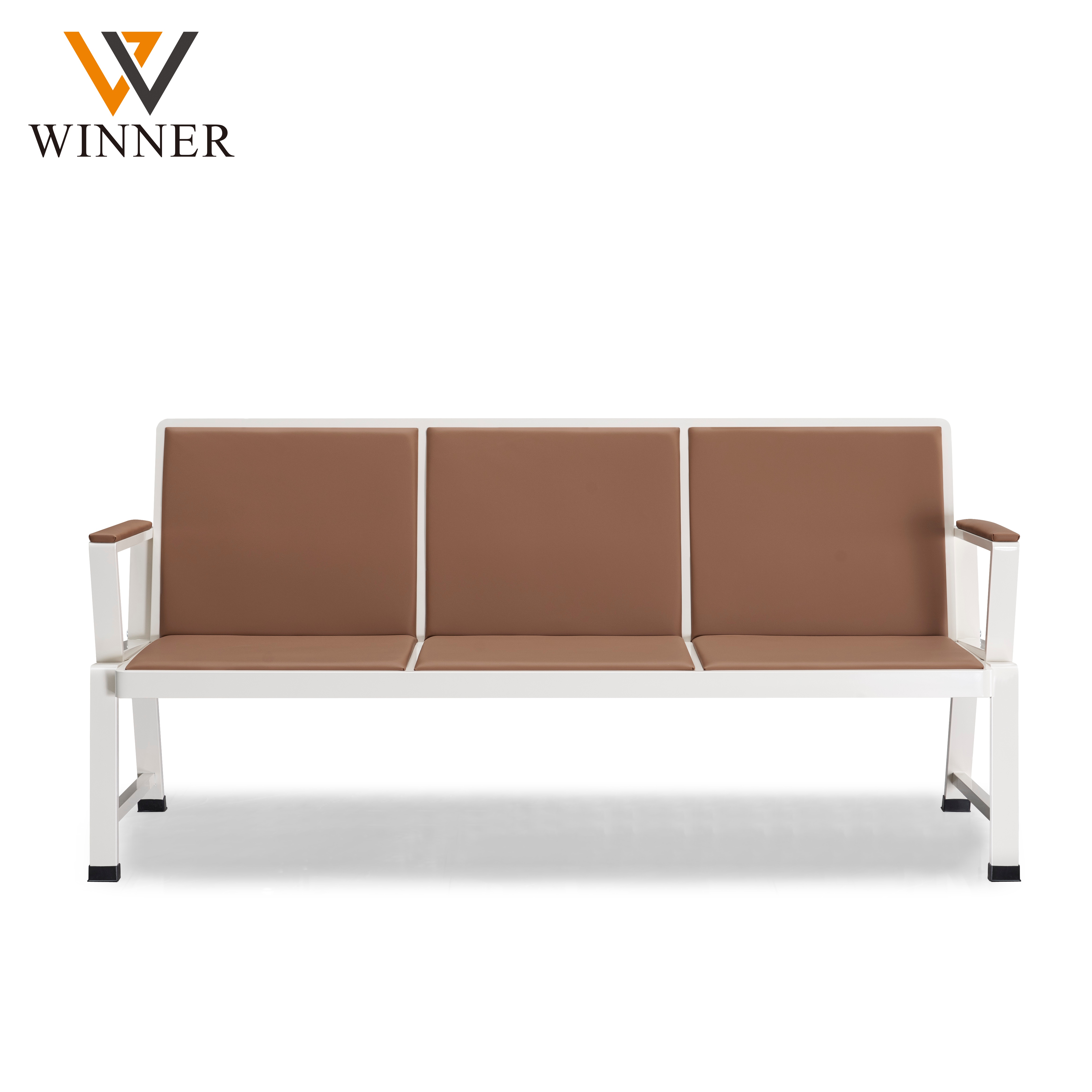 Modern Leather Waiting Chair for Airport Hospital Lobby Corridor Office Building Public Area
