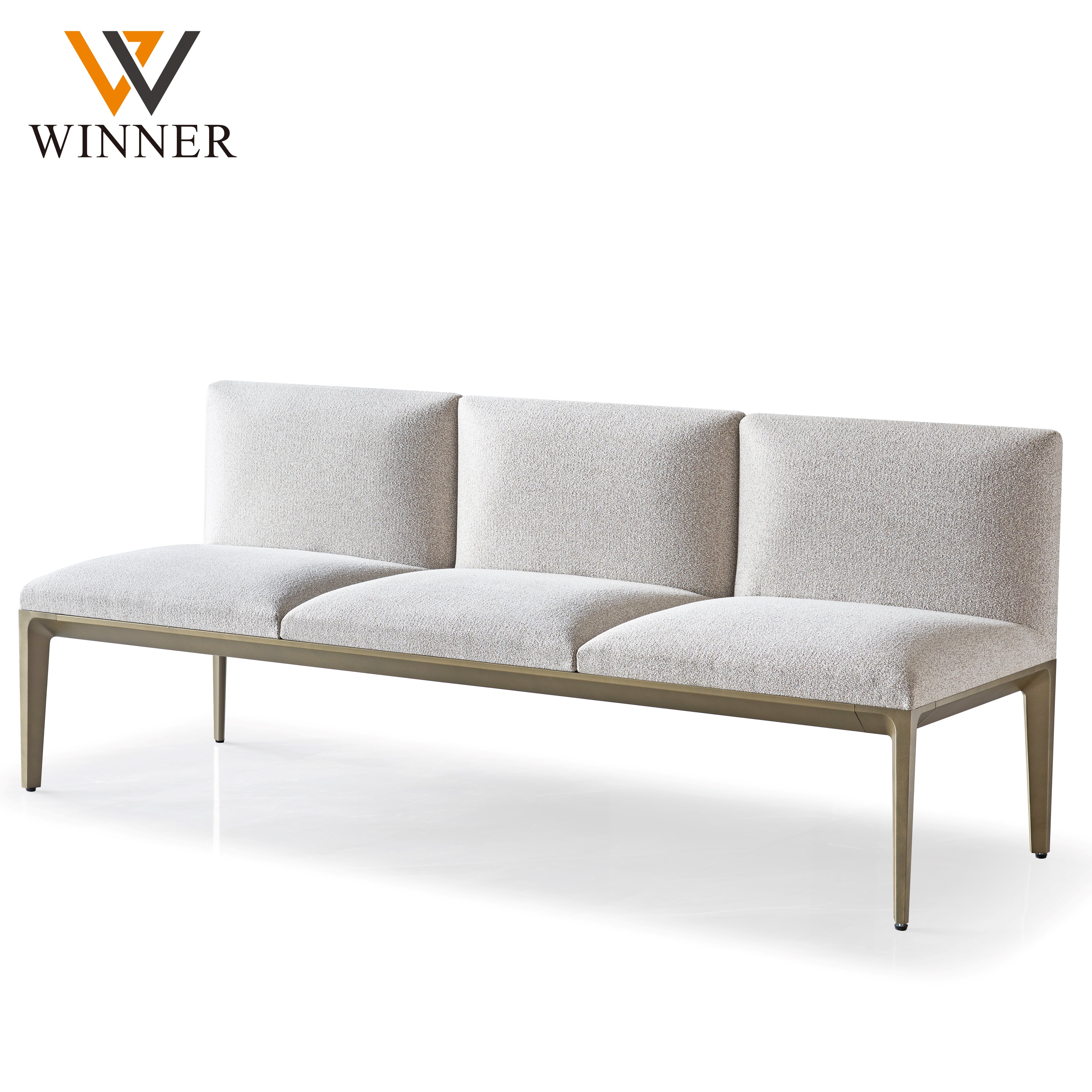 Hot Sale 3 Seater Public Area Waiting Chair  Airport Hospital Mall Office Lobby Waiting Chair Bench with Sponge Cushion