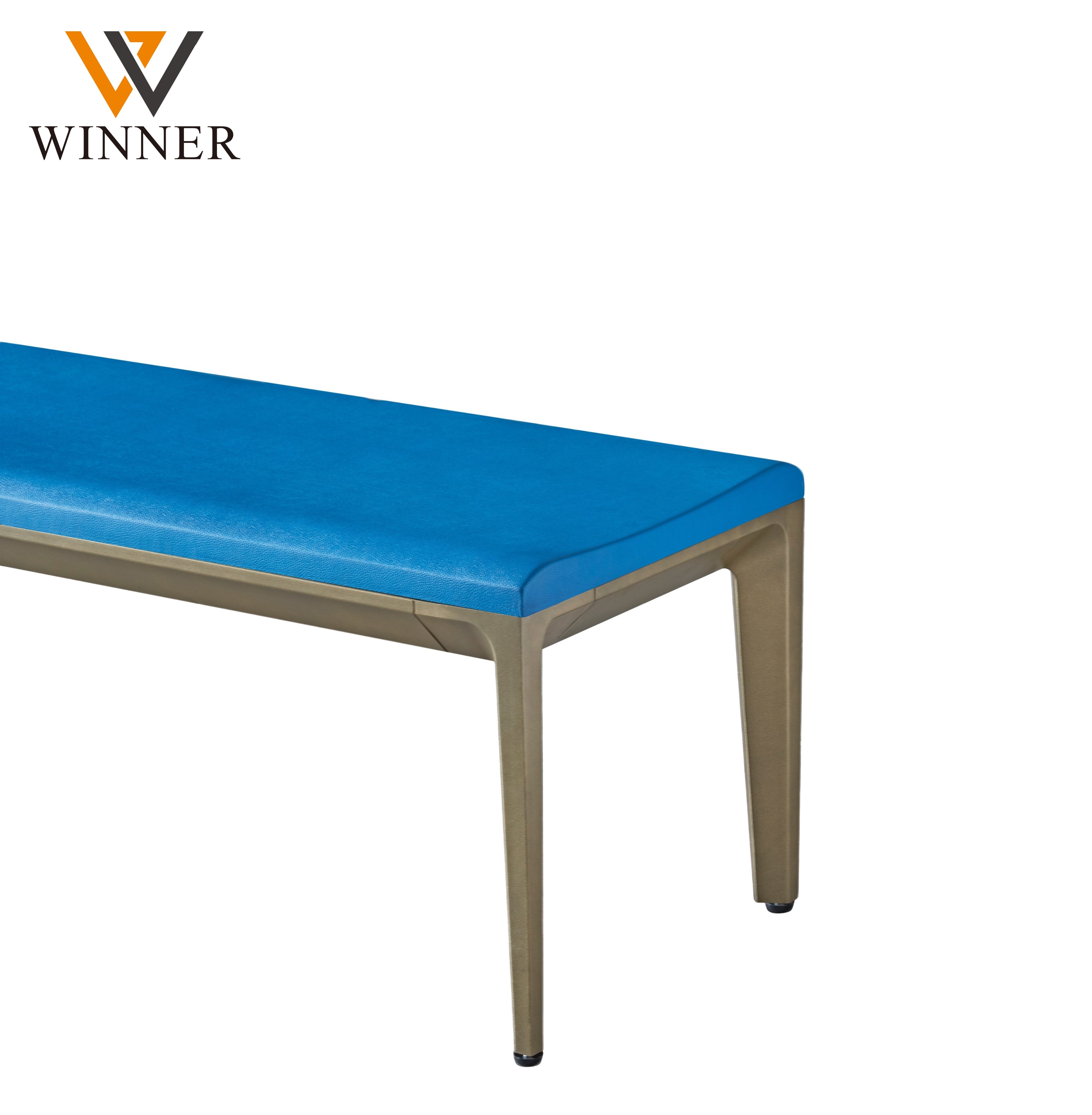 Modern PU Upholstered Bench Multi-person Public Chair for Airport Hospital Shopping Mall